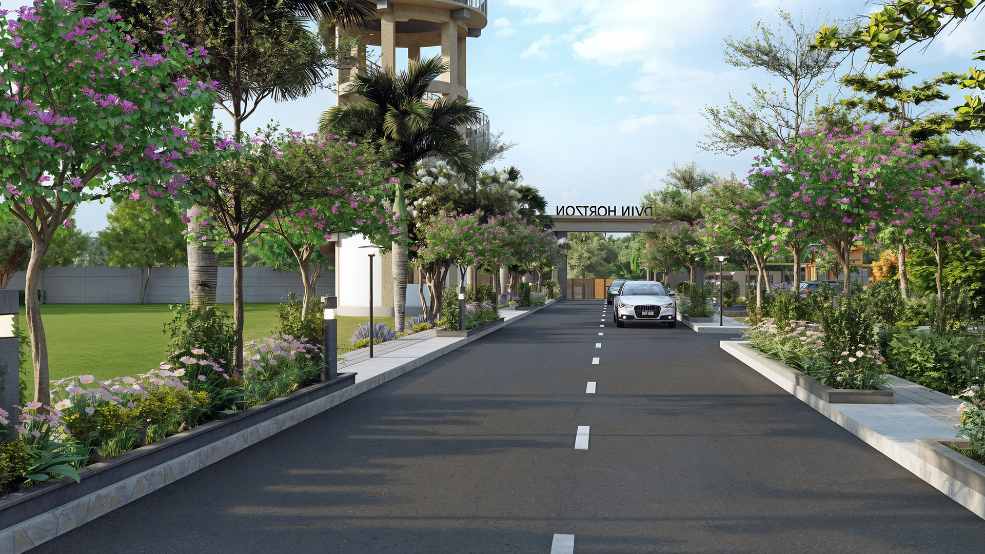 Inner Road to Gate